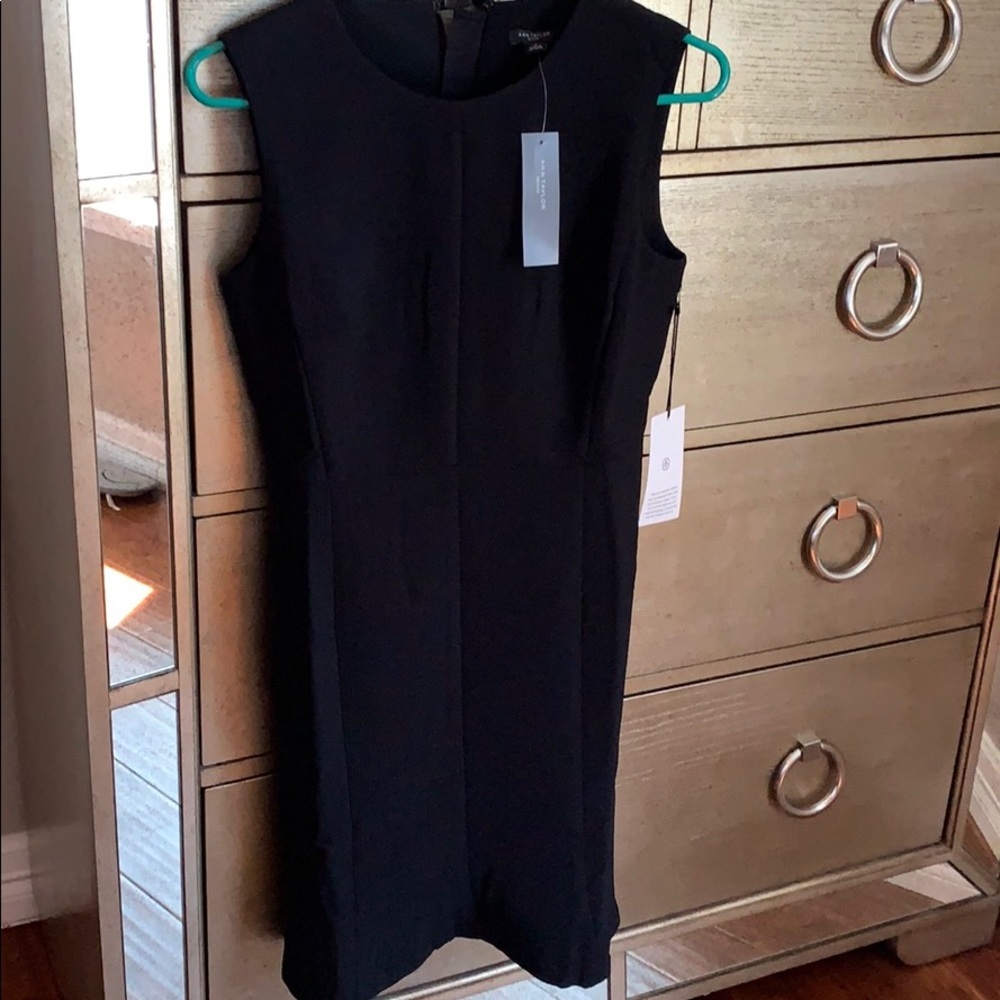 Ann Taylor Petite Black Work Dress